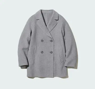 유니클로 더블 페이스 숏코트