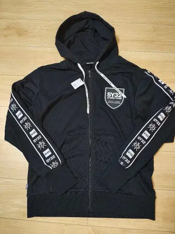 [ 미사용 새상품 ] SY32 지퍼 후드티 블랙 XL