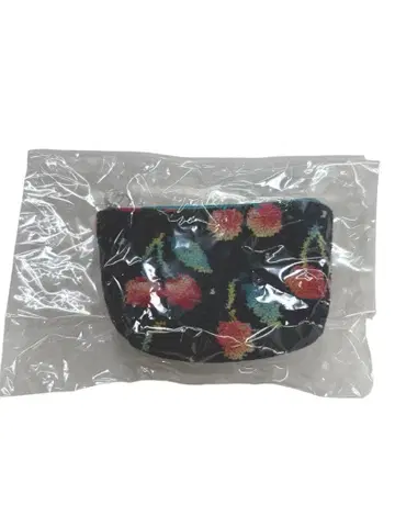 페이러 체리 도트 보트형 파우치 S