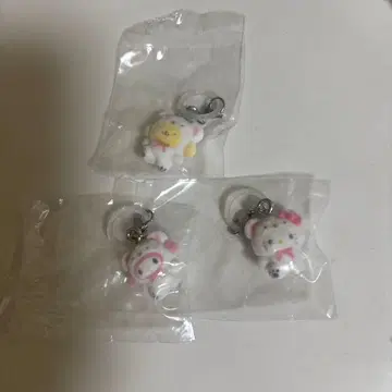 산리오 포근포근 스노우 헬로키티 & 마이멜로디 & 폼폼푸딩 3종 세트