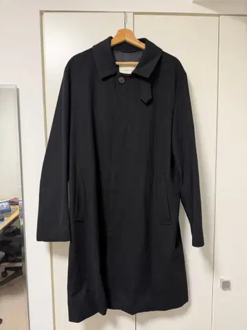 MACKINTOSH DUNKELD 블랙 울 코트