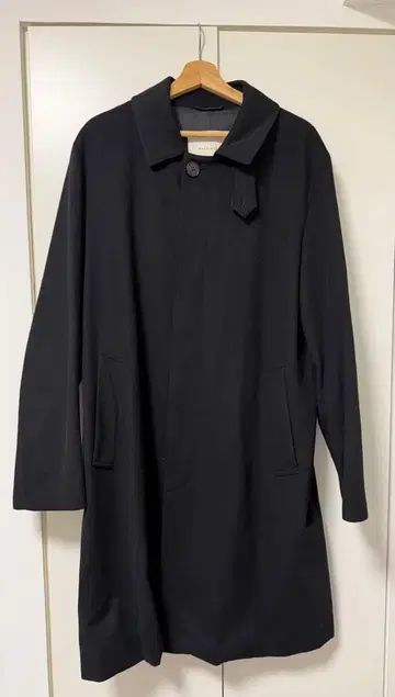 MACKINTOSH DUNKELD 블랙 울 코트