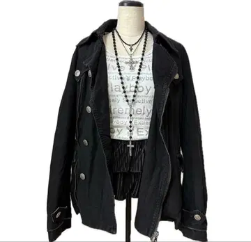 헤이세이 그런지 y2k 밀리터리 자켓