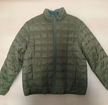 새상품급 TAION 리버서블 다운 자켓 XL 올리브 그린