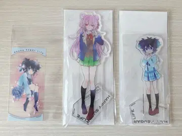 해피 슈가 라이프 아크릴 스탠드 사토 시오 + 클리어 책갈피 시오