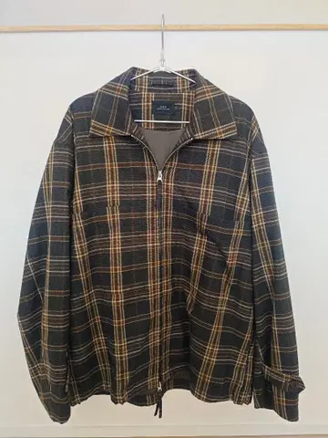 SLICK 체크 무늬 커버올