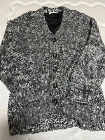 페이지 보이 오버 사이즈 가디건