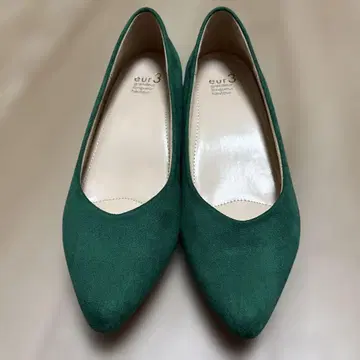 eur3 그린 스웨이드 펌프스