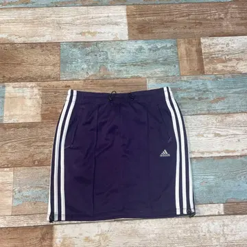 adidas 보라색 리메이크 미니 스커트 M