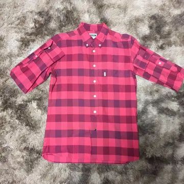 TOMMY 반팔 체크 셔츠 M 사이즈 피케 셔츠