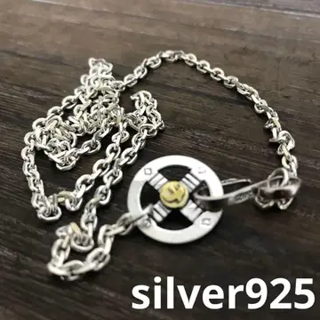 silver925 3mm 이글 후크 메탈 부착 휠 세로 체인