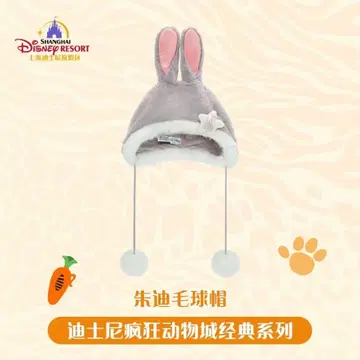 상하이 디즈니 주토피아 팬캡 닉 주디 세트