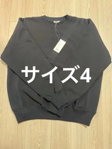 AURALEE SMOOTH SOFT BD SWEAT P/O 사이즈 4