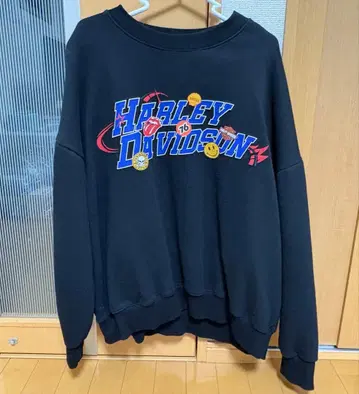 HARLEY DAVIDSON 블랙 트레이닝복