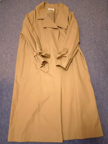 BLACK BY Moussy 베이지 트렌치코트