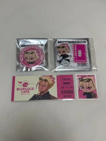 블루 록 카페 시도 굿즈 세트