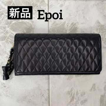 Epoi 에포이 가죽 퀼팅 장지갑