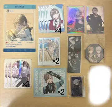 니지산지 카나에 쿠츠하 ChroNoiR 굿즈 폴라로이드 캔뱃지