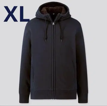 유니클로 보아 맨투맨 풀 집업 후드티