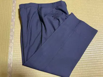 80년대 빈티지 남성용 수트 네이비 슬랙스 96-86-170