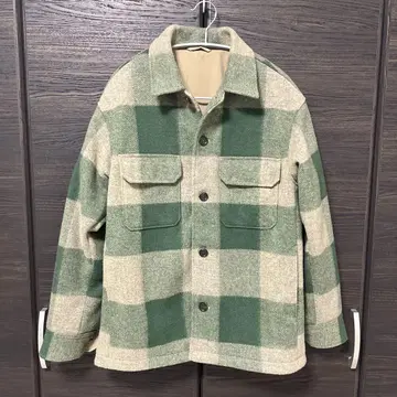 UNIQLO 오버 셔츠 자켓 그린 사이즈 S
