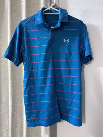 언더 아머 스트라이프 피케 셔츠 SM