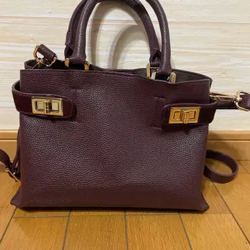 버건디 가죽 2way 백