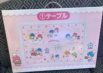 키키라라 당첨 복권 50주년 접이식 테이블 리틀트윈스타