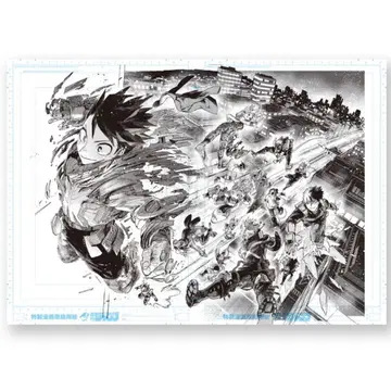 [ 새상품 ] 히로아카 원화전 디지털 원고 프린트 A반