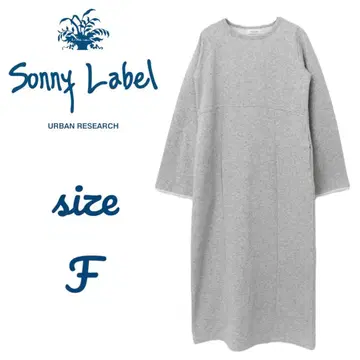 Sonny Label 릴렉스 맨투맨 드레스 원피스 F 그레이