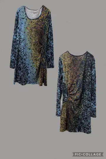 HIROKOBIS 히로코비스 긴팔 티셔츠 올 패턴 신축성 얇은 소재