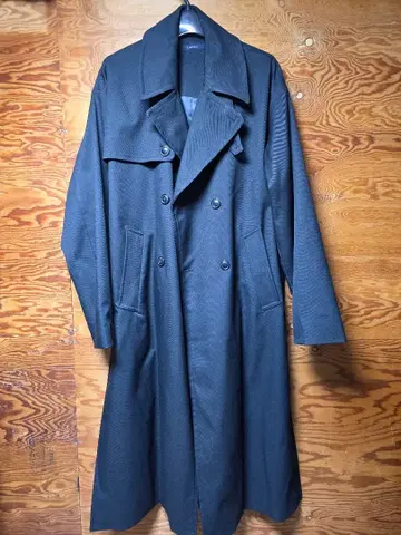 RAGEBLUE 슬릿 트렌치 발칼라 롱 코트