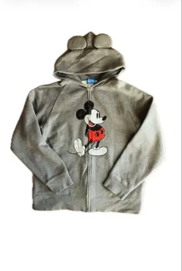 미키 지퍼 후드티