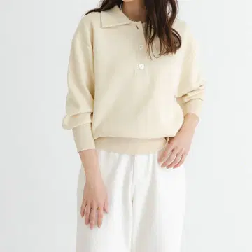 맨투맨 라이크 셔츠 칼라 니트