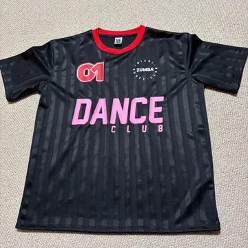 ZUMBA 스트라이프 블랙 T셔츠