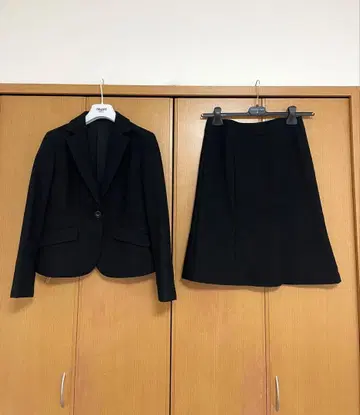 뉴요커 스커트 수트 블랙 블랙 포멀