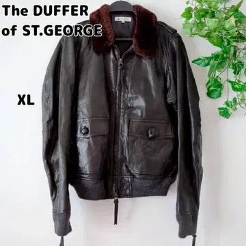 빅 사이즈 더 더퍼 오브 세인트 조지 g-1 플라이트 자켓 보아