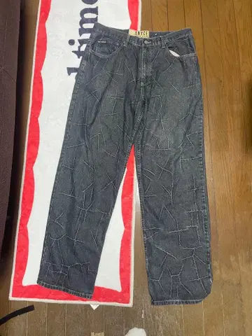 ENYCE 스티치 디자인 데님 팬츠