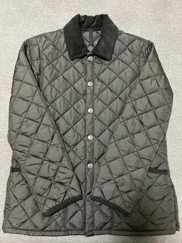 새상품급 바버 퀼팅 자켓 리데일 블랙