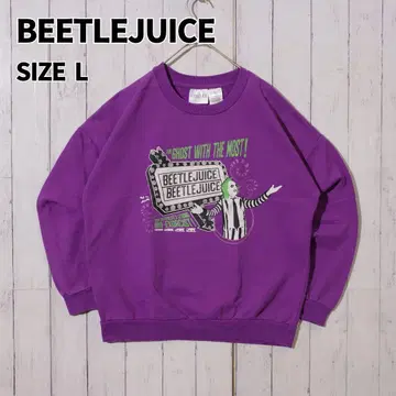 BEETLEJUICE 양면 프린트 스웨트 셔츠 L 사이즈[ST0032]