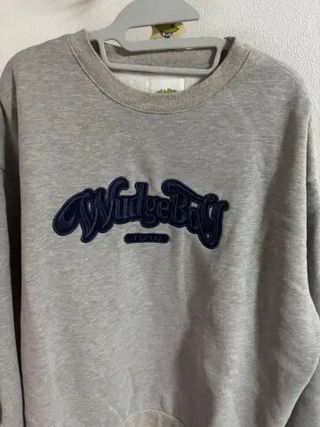 WudgeBoy 그레이 맨투맨