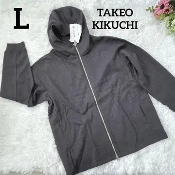 TAKEO KIKUCHI 항균 방취 크로스위브 집업 후드티 L