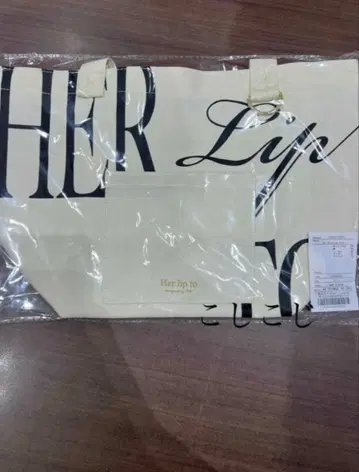 HLT DAIRLY 로고 토트백 모노톤