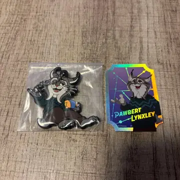 디즈니 주토피아2 파우버트 러버 키링 스티커