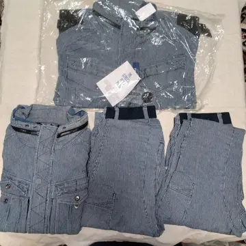 WORKMAN 작업옷 히코리 상하의 2세트