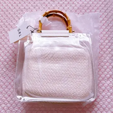 클리어백 이타백 누이 파우치 숄더 GRL