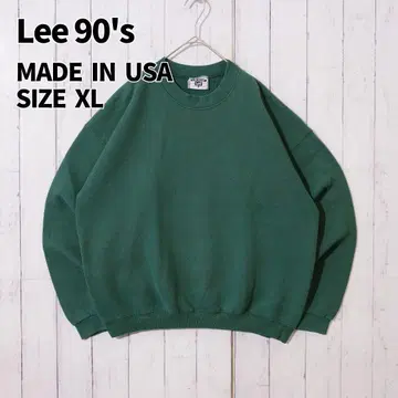 Lee 맨투맨 무지 90년대 USA제 XL 사이즈[ST0039]
