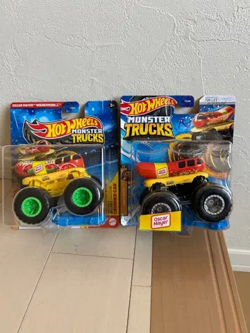 핫휠 몬스터 트럭 오스카 메이어 2종 세트 미개봉품