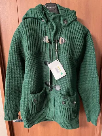 [ 택 포함 미사용 새상품 ] BARK 바크 니트 더플 코트