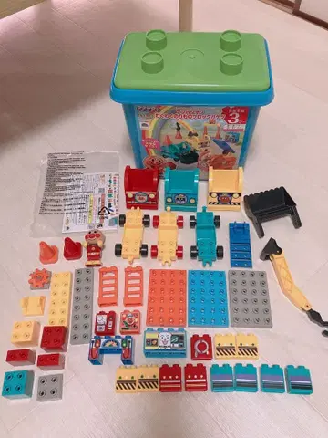 호빵맨 신나는 탈것 블록 바케츠